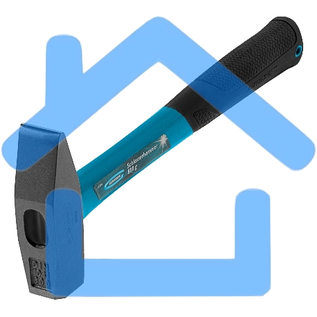 Молоток слесарный GROSS 10278800г квадратный боек фибергласовая обрезиненная рукоятка-3