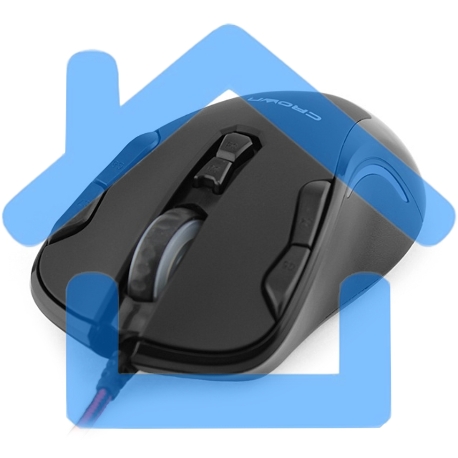 Мышь проводная Crown Gaming CMXG-804 черный, 2000 dpi, USB, кнопки - 9-24