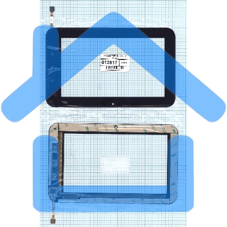 Сенсорное стекло (тачскрин) TOPSUN C0010 B1, черное-2