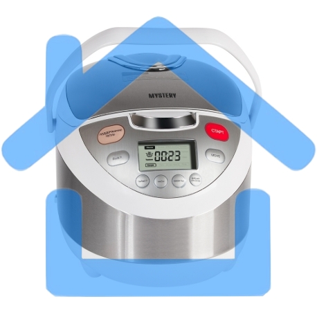 Мультиварка Mystery MCM-1010 5л 900Вт серебристый/белый-9