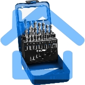 Набор сверл по металлу, ЗУБР ПРОФ-А 19шт(1-10мм), сталь Р6М5, класс А, мет.бокс