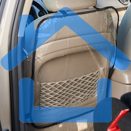 Накидка защитная Rexant на спинку переднего сиденья (60х50 см) ПВХ, прозрачная