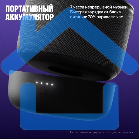 Умная колонка Яндекс Станция Мини 3 Про с Алисой, Zigbee, серый, YNDX-00059GRY-5