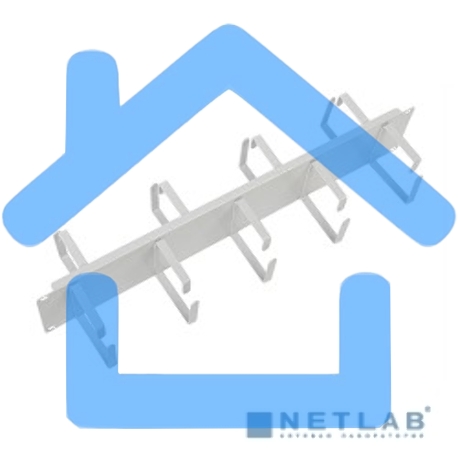 Органайзер кабельный горизонтальный двусторонний 19