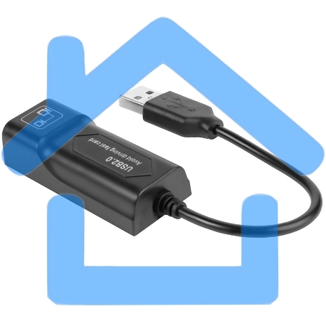 Переходник Greenconnect Адаптер USB 2.0 -> Ethernet RJ-45, USB 2.0 -> Ethernet RJ-45 GCR-LNU202