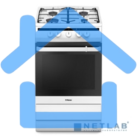 Плита газовая Hansa FCGW51003 белый, конфорок 4 шт, духовка 56 л, 50 см x 85 см x 60 см-6