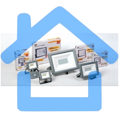 Прожектор СДО 07-50 LED 50Вт IP65 6500К сер. ИЭК LPDO701-50-K03-4