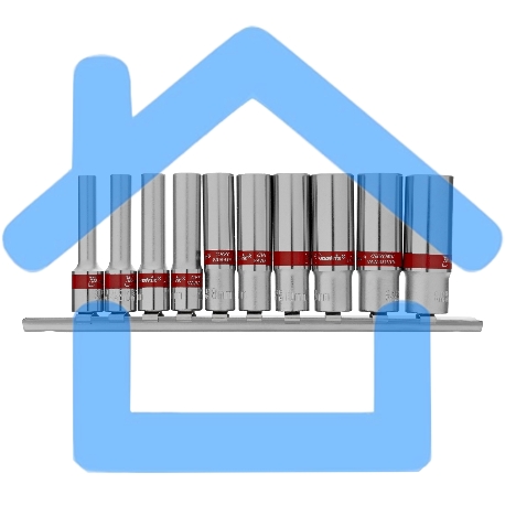 Набор удлиненных торцевых головок Matrix 1/4