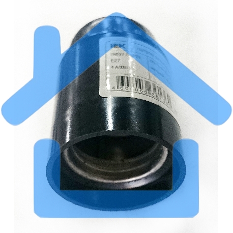 Патрон подвесной карболитовый Iek EPK10-04-01-K01 Пкб27-04-К01, Е27, черный, стикер на изделии, IEK-3