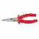 Длинногубцы Matrix Econom, 200 мм, прямые шлифованные, пластмассовые рукоятки