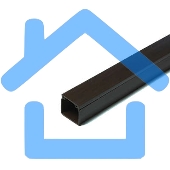 Кабель-канал 16х16 L2000 пластик с двойным замком венге УралПак КК-4816016-140