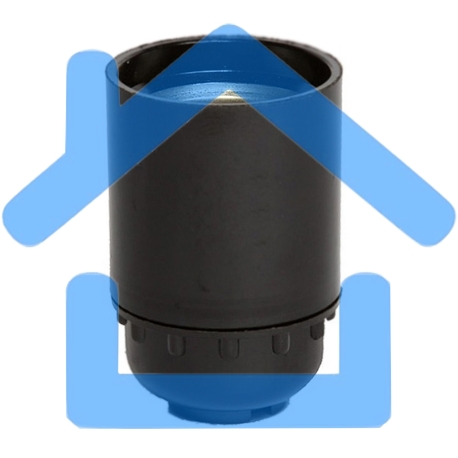 Патрон подвесной карболитовый Iek EPK10-04-01-K01 Пкб27-04-К01, Е27, черный, стикер на изделии, IEK-1