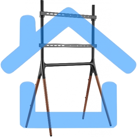 Подставка для телевизора Cactus CS-ST1247BKWN черный/орех 49