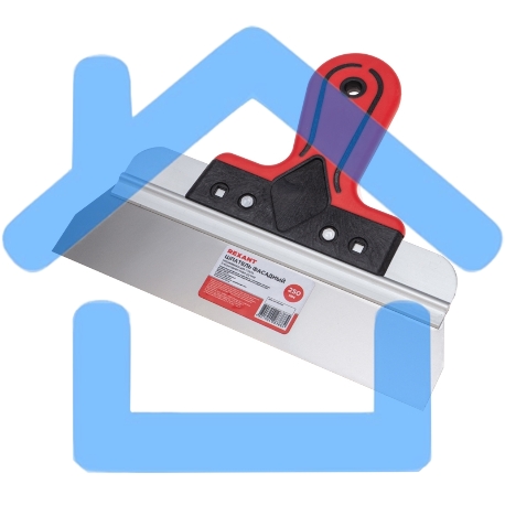 Шпатель фасадный, нержавеющая сталь, 250мм, 2-компонентная ручка Rexant 89-0214-1