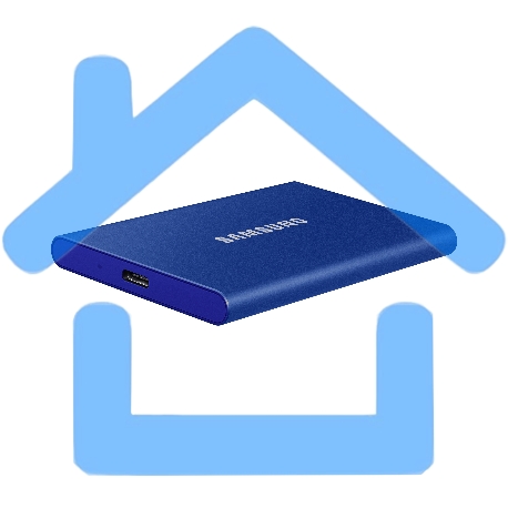 Накопитель SSD Samsung 1Tb USB-C MU-PC1T0H/WW T7 1.8