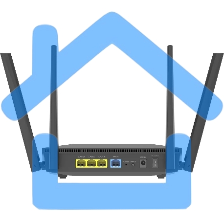 Роутер беспроводной Asus RT-AX52 AX1800 10/100/1000BASE-TX черный-11