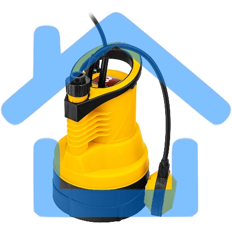 Дренажный насос для чистой воды DPB400, 400 Вт, подъем 11 м, 5500 л/ч Denzel-16