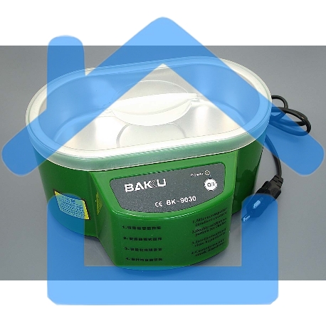 Ультразвуковая ванна BAKU BK-9030 зеленая, 0.6 л, 35 Вт