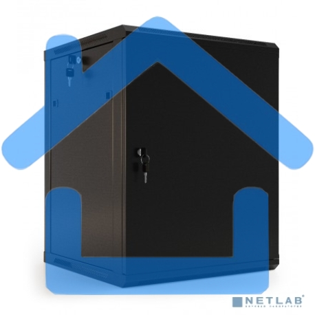 Шкаф настенный Hyperline TWB-0966-SR-RAL9004 19-дюймовый (19