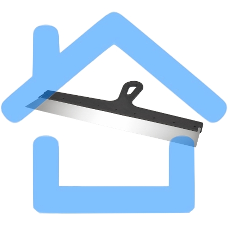 Шпатель фасадный 250 мм нержавеющая сталь, пластмассовая ручка Rexant 89-0207-3