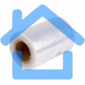 Стретч-пленка 100 мм х 20 мкм, вес 0,23 кг, прозрачная (первичное сырье)