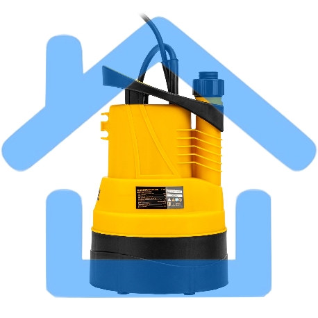 Дренажный насос для чистой воды DPB400, 400 Вт, подъем 11 м, 5500 л/ч Denzel-4