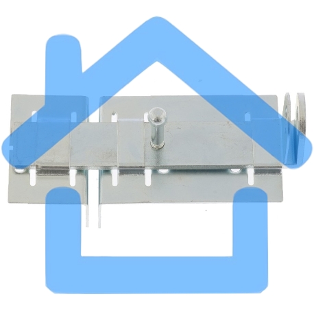 Задвижка дверная ЗД-04, цинк, (Металлист) Россия