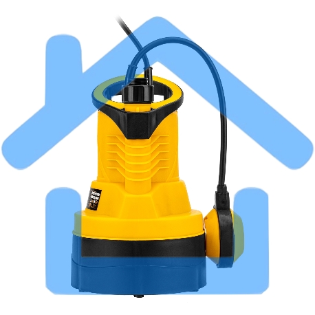 Дренажный насос для чистой воды DPB400, 400 Вт, подъем 11 м, 5500 л/ч Denzel-12