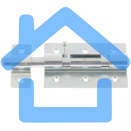 Задвижка дверная ЗД-08, цинк, (Металлист) Россия