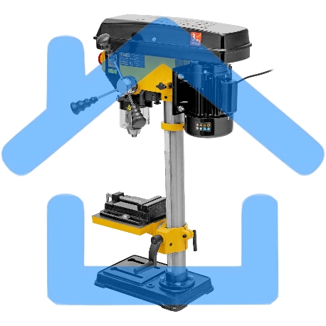 Станок сверлильный Denzel DDM-550L, 550 Вт, 16 мм, 12 ск., лазер, настольный-33