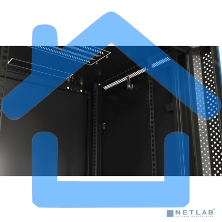 Шкаф настенный Hyperline TWB-0966-SR-RAL9004 19-дюймовый (19