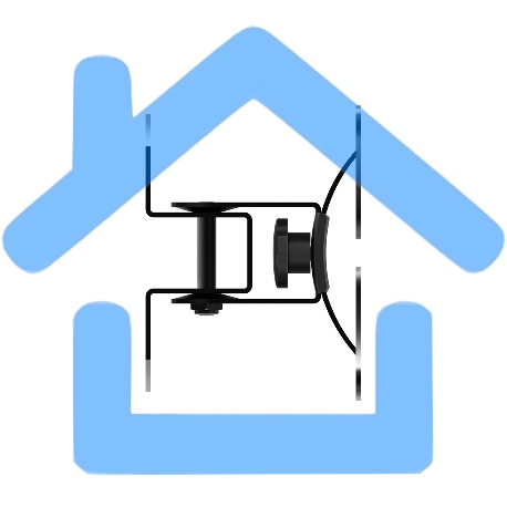 Универсальное настенное крепление для ТЕЛЕВИЗОРОВ Harper TVF-3 черный-3