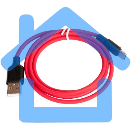 Кабель USB HOCO X21 Silicone для Type-C, 3.0А, длина 1.0м, красный-2