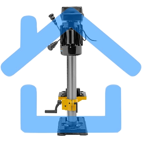 Станок сверлильный Denzel DDM-550L, 550 Вт, 16 мм, 12 ск., лазер, настольный-5