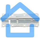 Задвижка накладная ЗТ-2-100, цинк, 5шт. (Металлист) Россия