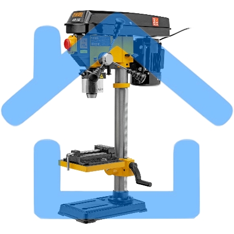 Станок сверлильный Denzel DDM-550L, 550 Вт, 16 мм, 12 ск., лазер, настольный-14
