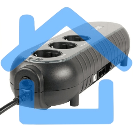 Источник бесперебойного питания Powercom WOW 500U 250Вт 500ВА черный-13