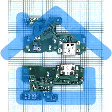 Плата разъема питания с микрофоном для Huawei P9 Lite 2017