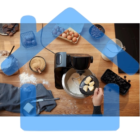 Кухонный комбайн Bosch 1000 Вт, черный-10