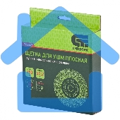 Щетка для УШМ Сибртех 150 мм, посадка 22,2 мм, Плоская, витая проволока 0,3 мм 746647