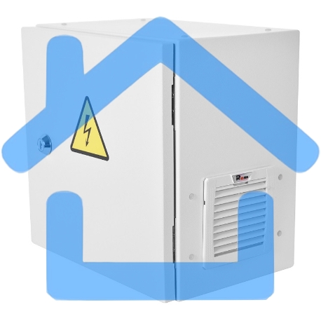 Шкаф ЭКОНОМ уличный всепогодный настенный укомплектованный (В500 Ш500 Г250), комплектация T2-IP65-3