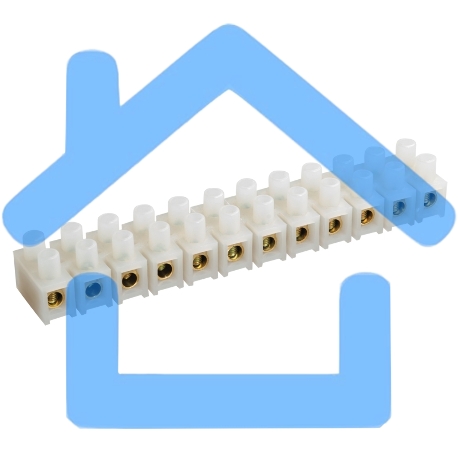 Зажим винтовой ЗВИ-10 н/г 2.5-6кв.мм 12пар ИЭК UZV4-010-06-1