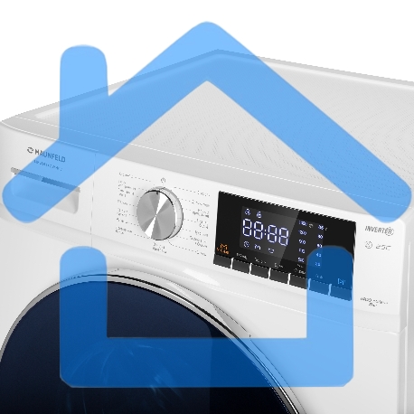 Стиральная машина Maunfeld MFWM148WH02 белый, загрузка фронтальная 8 кг, 1400 об/мин., класс: А+++-18