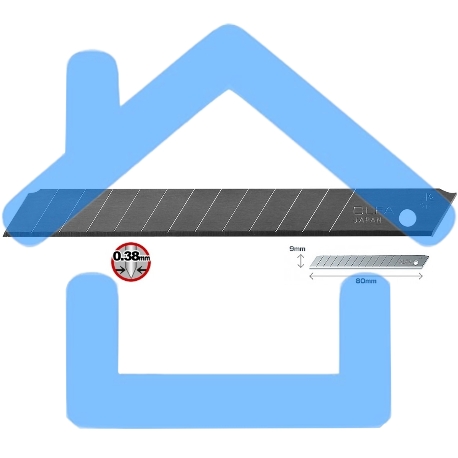 Лезвия для канцелярского ножа OLFA OL-AB-10B 9 мм-1