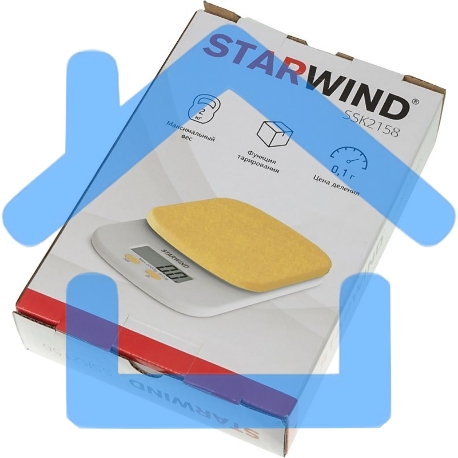 Весы кухонные Starwind SSK2158 макс.вес:2кг оранжевый-4