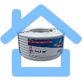 Провод соединительный ПВС 3x4,0 мм², длина 20 метров, ГОСТ 7399-97 Rexant