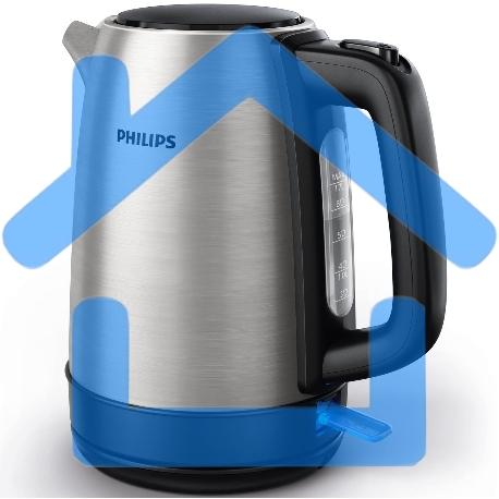 Чайник Philips HD9350/90, 1,7 л, 2200 Вт, световой индикатор, функция автовыключения, индикатор уровня воды