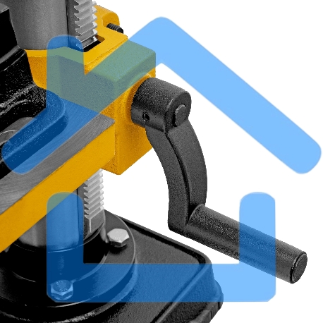 Станок сверлильный Denzel DDM-550L, 550 Вт, 16 мм, 12 ск., лазер, настольный-7