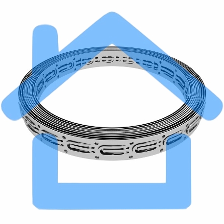 Монтажная перфорированная лента для теплого пола 20х0,55 мм (10 м)-4