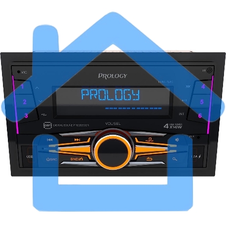 Автомагнитола Prology PRM-120 2DIN 4x140Вт v4.2 AUX DSP 3 ПДУ (PRPRM120)-10
